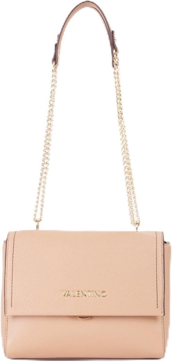 Dames Handtas met Klep Beige Tijdloos Ontwerp