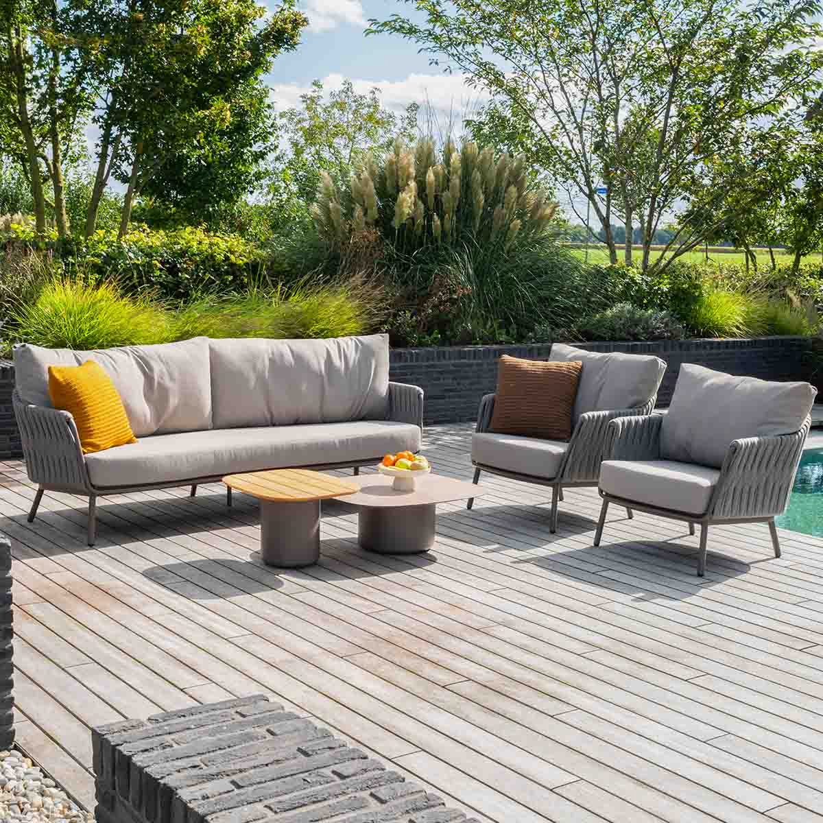 Taste by 4 Seasons Cannes 5-piece lounge set - earth