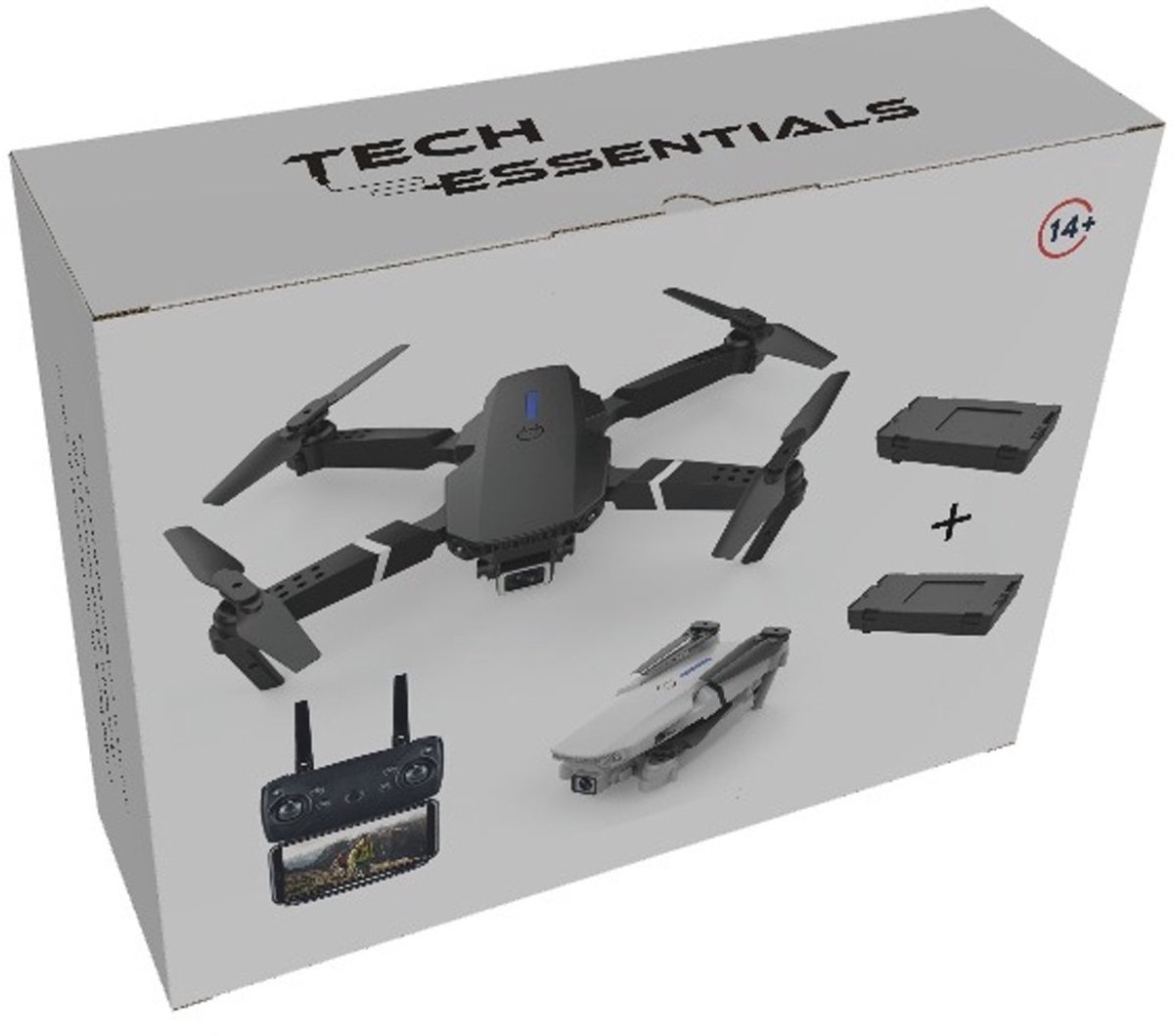 Tech Essentials Speelgoed Drone Grijs Met Camera