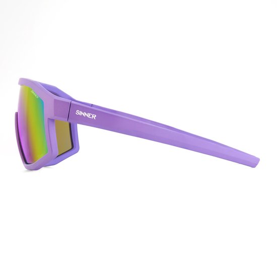 SINNER Lys - Sportbril/ Zonnebril - Paars/ zwart - Junior - One size - BIO based frame van Merkloos — afbeelding 3