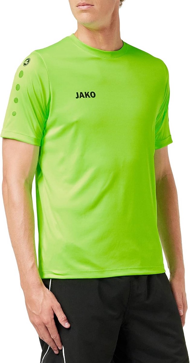 Unisex Kinder Sportshirt Korte Mouw Ademend Sneldrogend Neon Groen