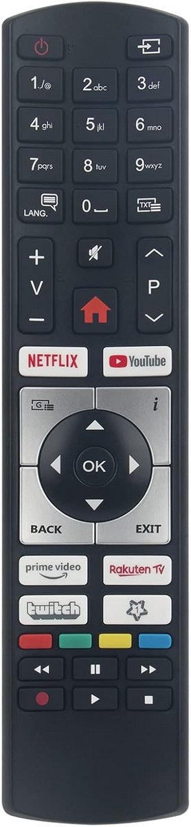 Universele Afstandsbediening Geschikt voor Diverse Televisies (Salora/Oki Modellen)