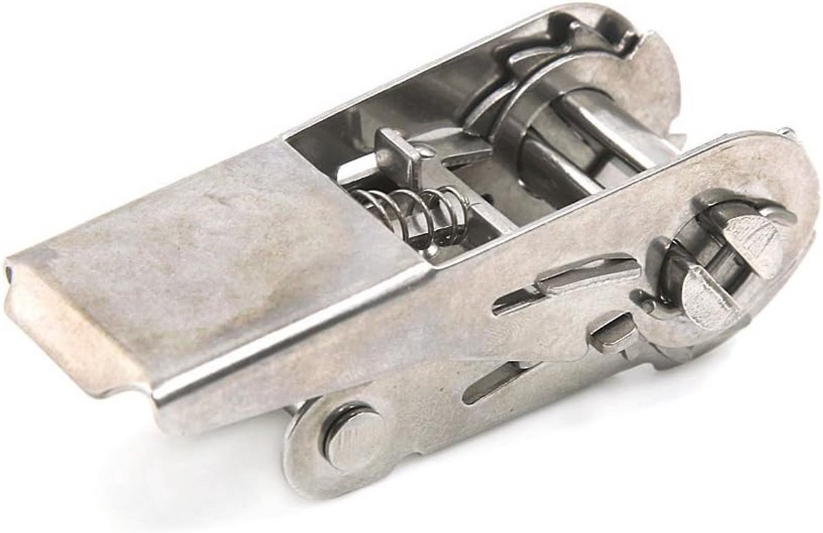 Spanband met Ratel RVS voor Zekeren van Lading tot 25mm Breedte