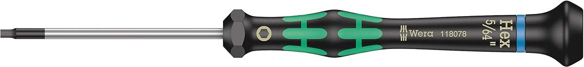 Precisie Inbusschroevendraaier 5/64 inch voor Elektronica en Fijnmechanica