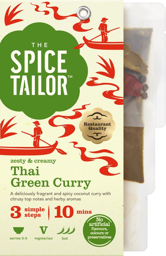 The Spice Tailor Thai Green Curry 275 gram x5 | bol