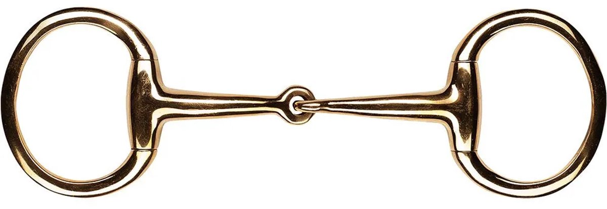 Feeling Dun Massief Koperen Trensbit Goud 13.5 cm