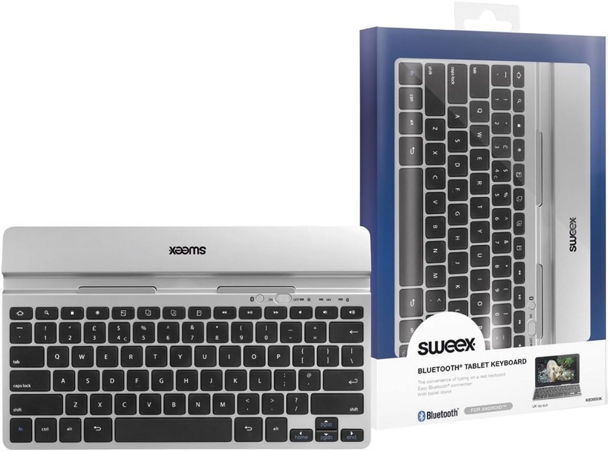Bluetooth Toetsenbord voor Tablet met Standaard