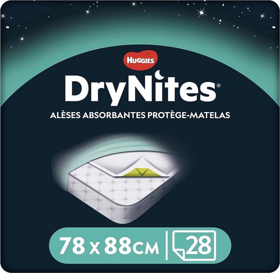 HUGGIES DryNites - 4 Pakken van 7 Wegwerp Nachtbroekjes / Absorberende Pads - Voor Kinderen - Comfortabele Nachtbescherming van Huggies — afbeelding 2