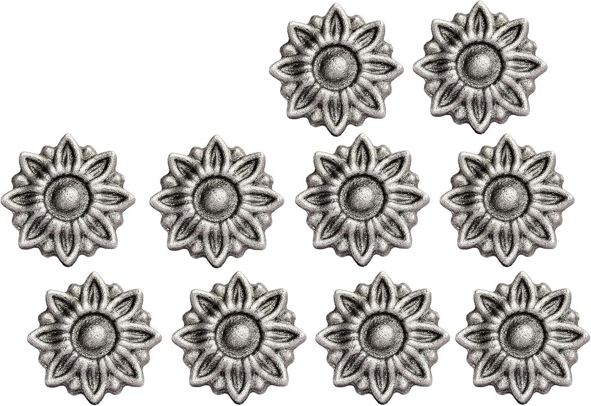 Decoratieve Stalen Sierbloem voor Hekken en Relingen Ø 56 mm