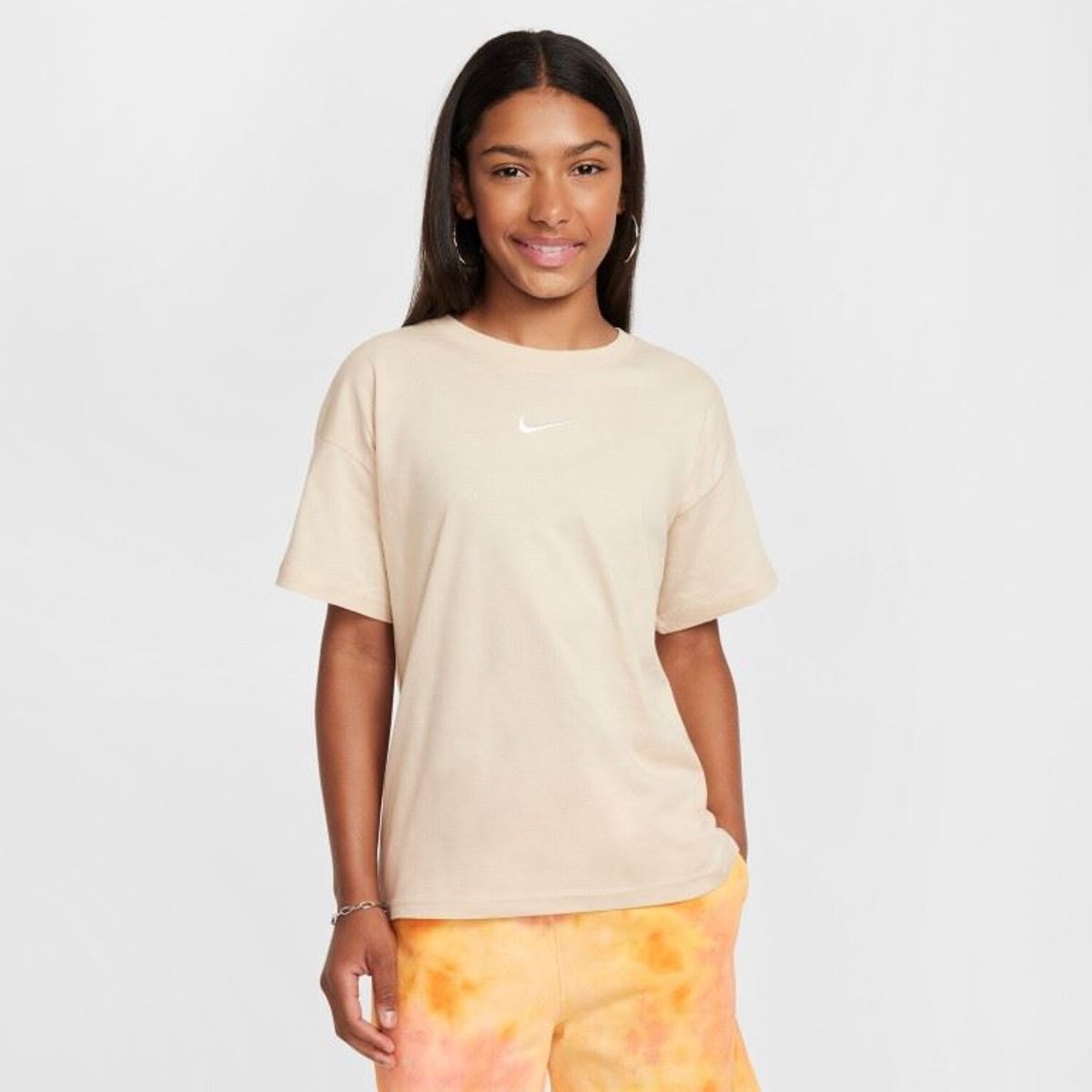 Sportswear Essential T-shirt Kinderen Sanddrift M Creme