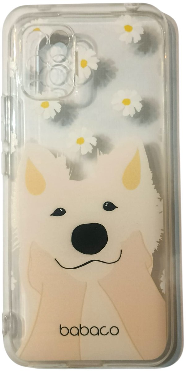 Babaco telefoonhoesje /case - XIAOMI 10 LITE - dog flowers