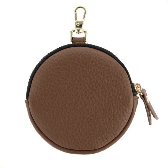 Selencia Mini Pouch - Porte-clés Pochette Téléphone - Mocha Brown
