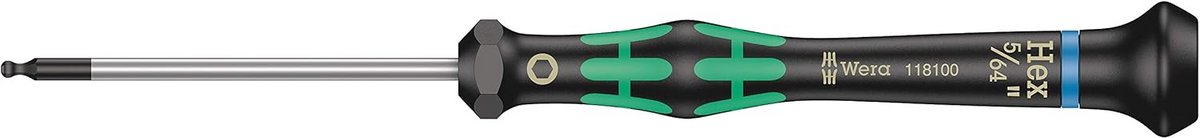 Precisie Schroevendraaier Hex 5/64 Inch - Kleine Schroeven met Balpenprofiel