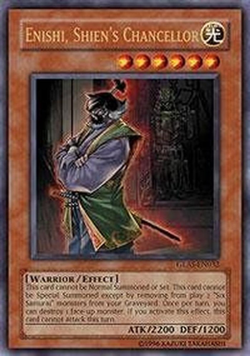 Yu-Gi-Oh! Ultra Zeldzame Kaart: Enishi, Kanselier van Shien - Gladiators Assault