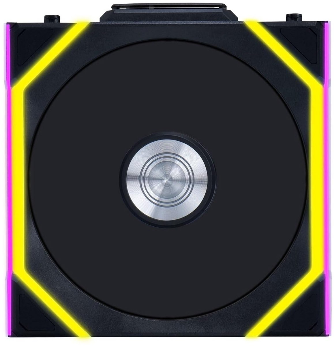 120mm RGB PWM PC Ventilator Zwart - Hoge Luchtstroom & Stil - Steeksysteem - 40 ARGB LED's