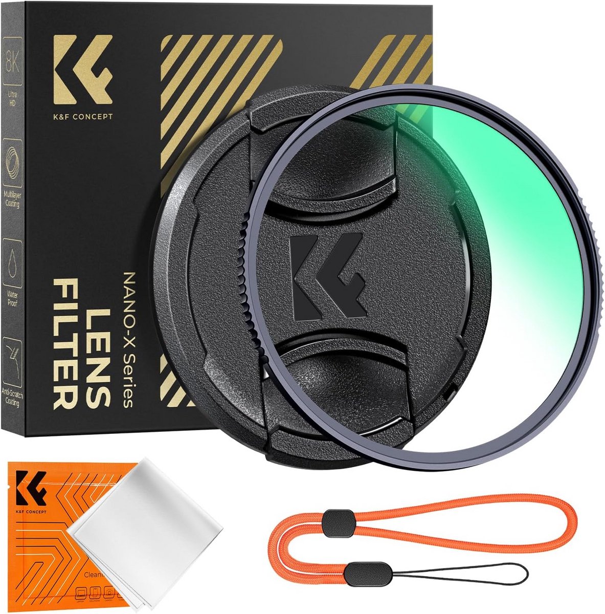 UV Beschermingsfilter voor 49mm Lens - Optisch Glas met 28 Lagen Nano-Coating