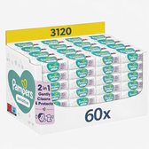 Pampers Sensitive Babydoekjes - 60 Verpakkingen a 52 Doekjes = 3120 Billendoekjes