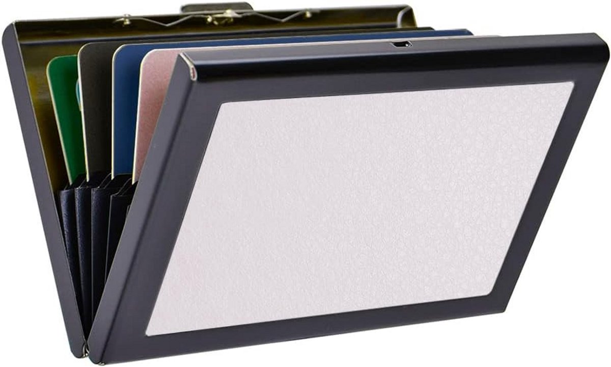 RFID Blokkerende Metalen Creditcardhouder met 6 Vakken
