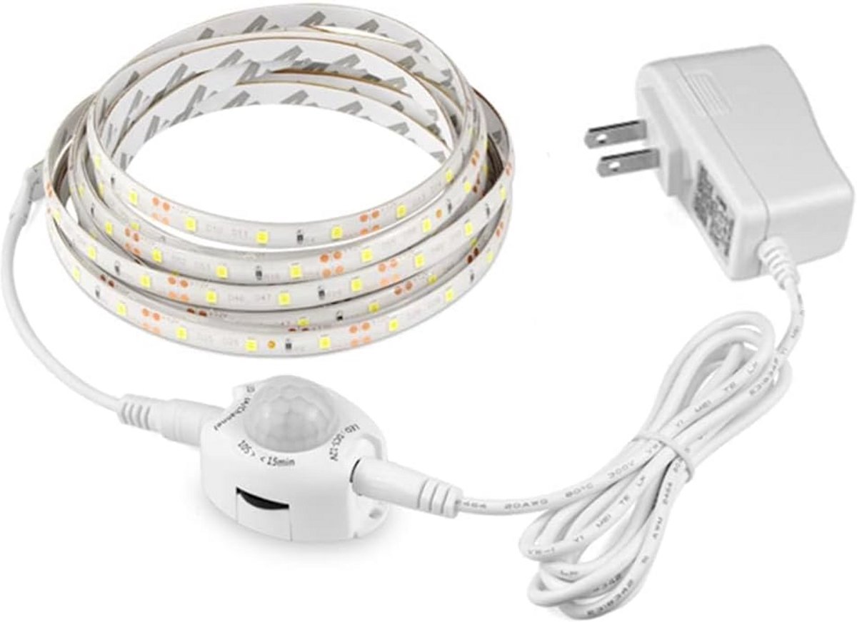 Bewegingssensor LED Strip Verlichting 220V voor Kast, Keuken en Trap - Automatische Aan/Uit