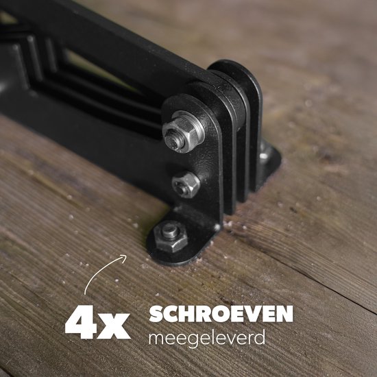 Boloning® Houtklover - Wandklover - Inclusief Montageschroeven - Wandsplijter - Houtsplijter - Houtklover Voor Aanmaakhout - Houtkliever - Hout Klover - Houtklover Muur - Kloofmachine - Kloofwig - Splijtwig - Houtklover Manueel van Boloning® — afbeelding 4