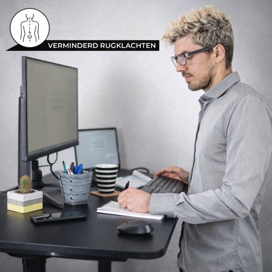 Vind zit sta bureau 120 x 60 in Bureaus op