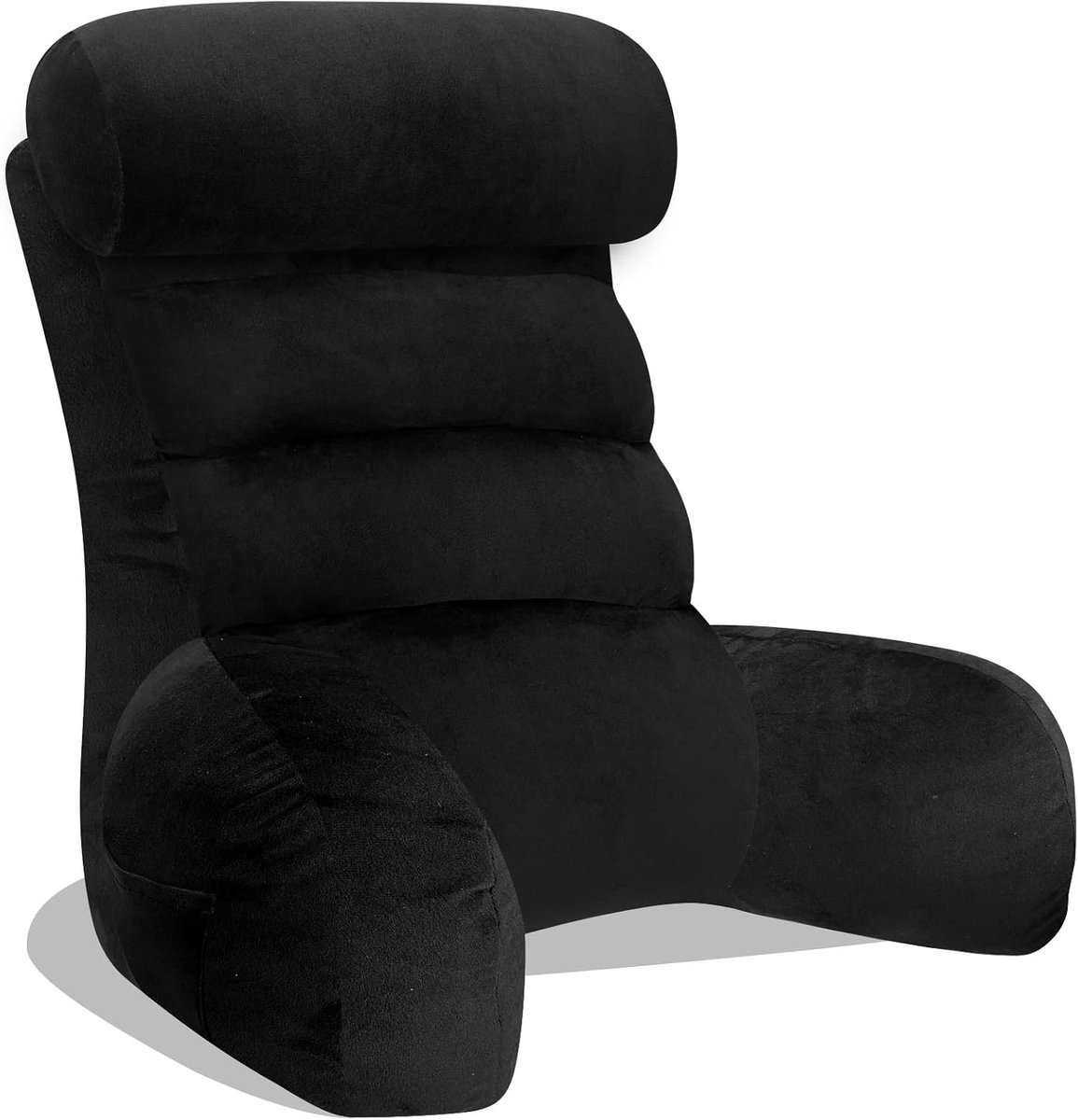 Imperatoris - Leeskussen voor in Bed - Relax Kussen - Leeskussen - Relax Kussen - Leeskussen Voor Boeken - Verstelbare Vulling - Zwart - 65 x 30 cm