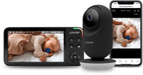 LUVION® Supreme Connect 3 Babyfoon met Camera en App - €239,00