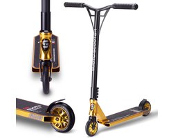 Suotu Stuntstep - Step - Kinderstep - Speelgoed Jongens/Meisjes - ABEC-7 - Aluminium - Goud