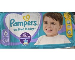 Pampers - Active Baby - Luiers - Maat 6 (13-18 kg) 52 Luiers