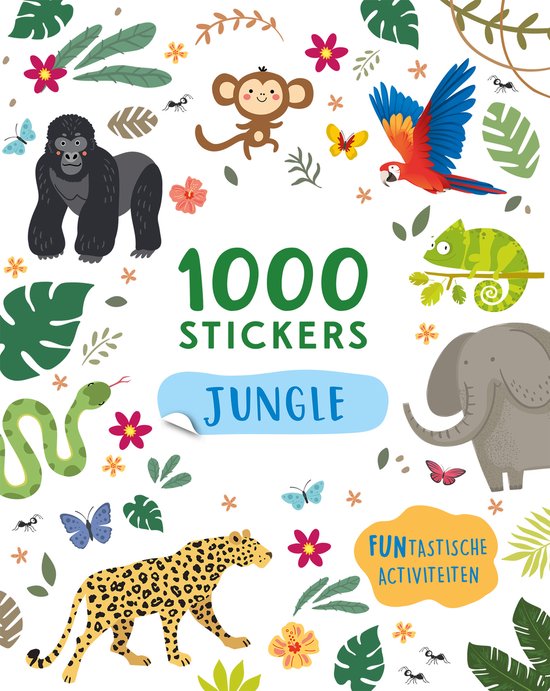 Jungle - 1000 stickers - cover