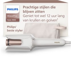 Philips WavePro HairStyler 9000 – Krultang met Autowrap en SenseIQ technologie - Krullen en gloven - BHB968/00