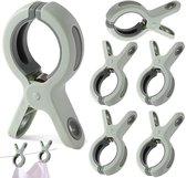 Strandhanddoekclips - 6 stuks - Grote Wasknijper - Quiltclips - Wasknijpers - Grote Knijpers - Handdoekknijpers - Strandlaken Knijpers - Handdoek Klemmen - Strandlakenclip voor strandstoel - Winddicht - Voor badhanddoek, beddengoed en kleding - Groen