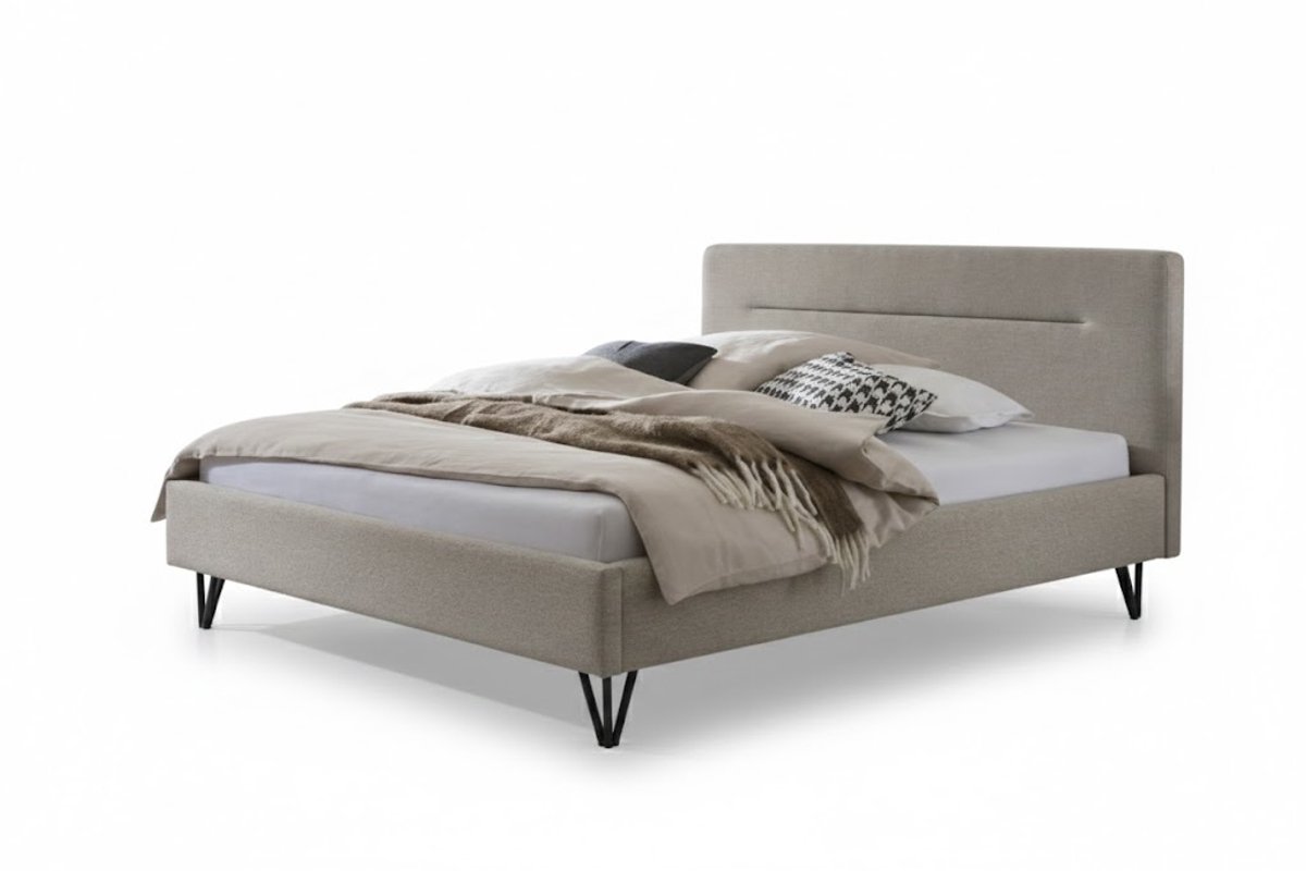 Bed Box Wonen Gestoffeerd bed Genua 140x200 cm