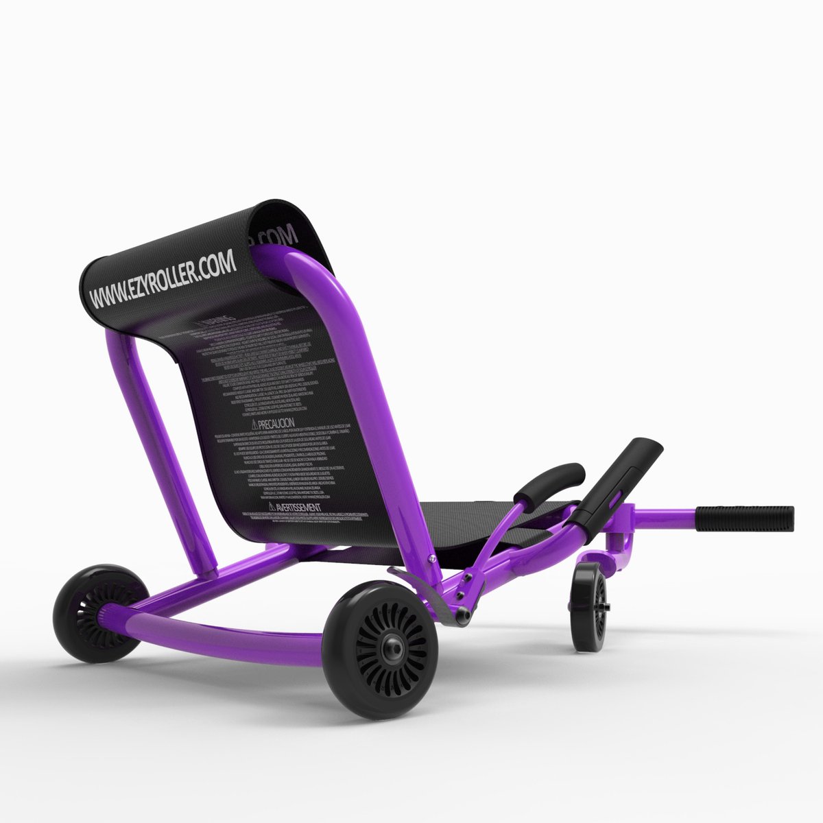 EzyRoller Classic skelter - Waveroller voor kinderen 4 tot 14 jaar of 99 tot 137 cm - Verstelbare driewieler - Paars — afbeelding 9
