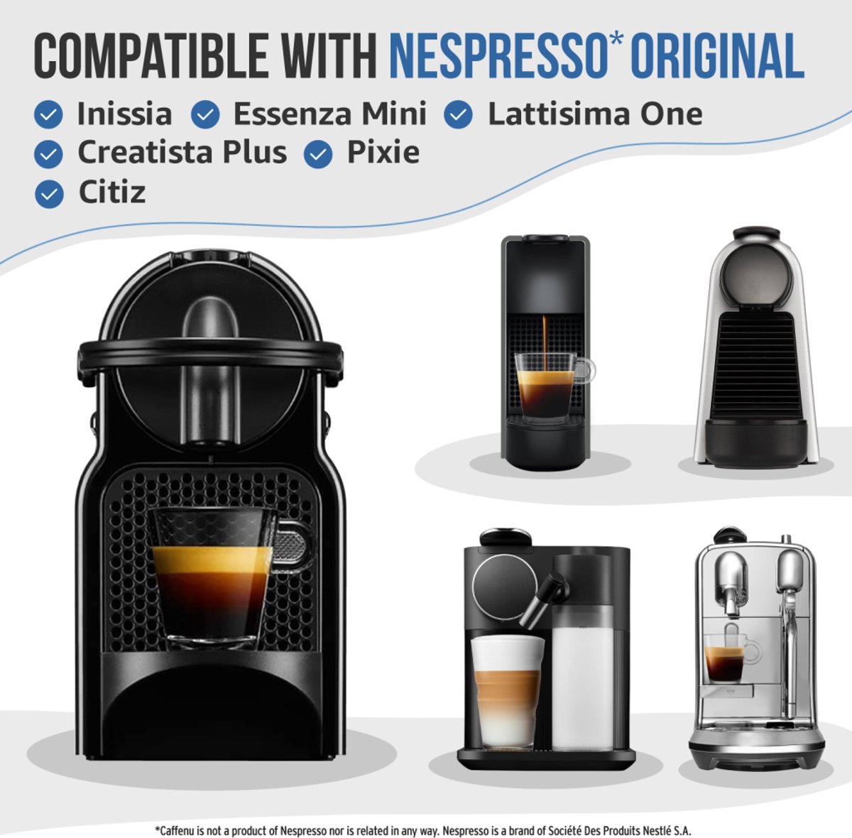 Caffenu Onderhoudsset Koffiemachine Reiniger & Ontkalker voor Nespresso Original - 2x Ontkalker + 4 Reinigingscups - Ontkalkingsset - Zorgt voor Warmere Koffie, Betere Smaak en Langere Levensduur Koffiezetapparaat thumbnail 7
