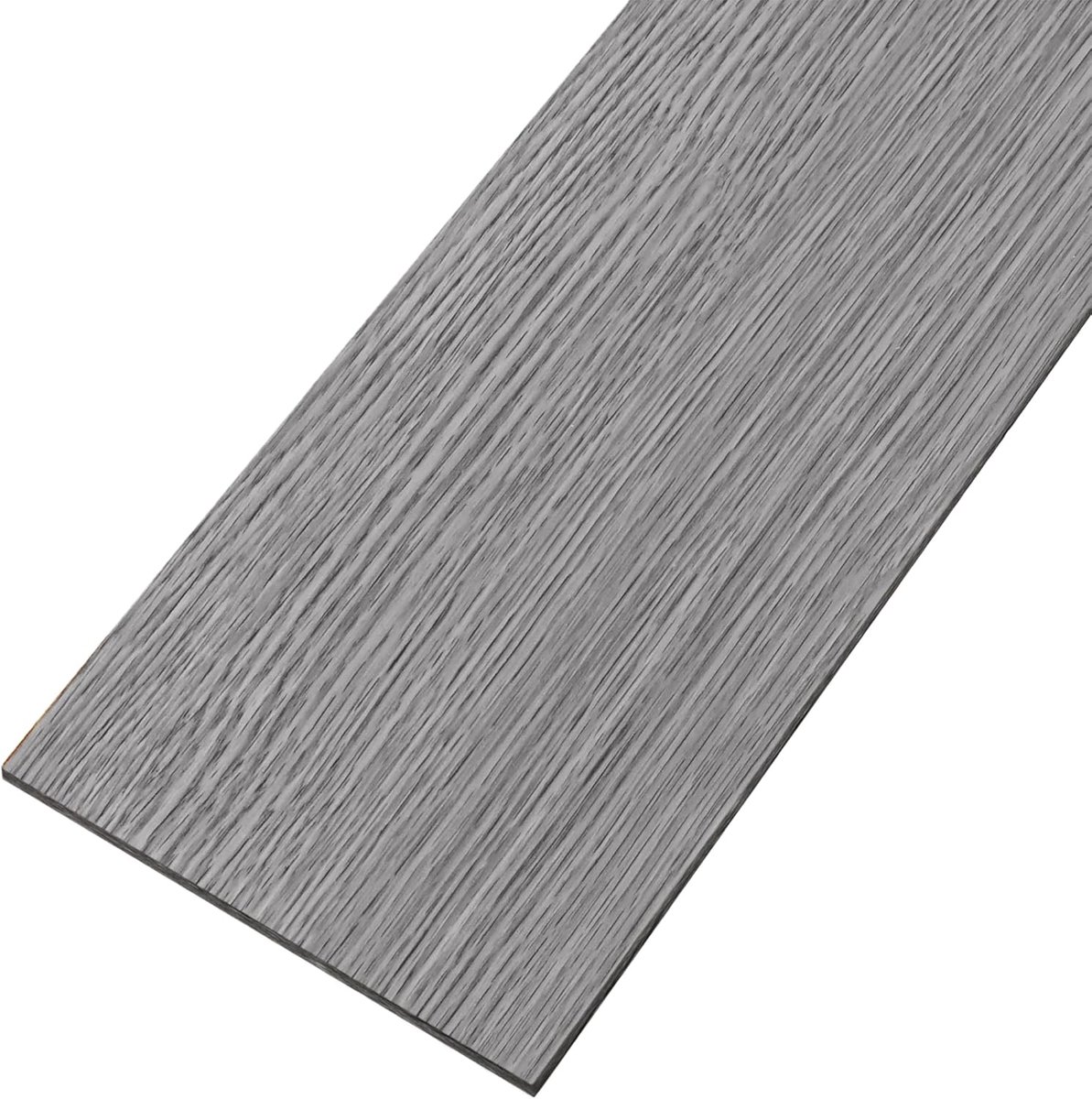 2,51㎡ PVC Vloerbedekking Zelfklevend Vinylvloer Hout-optiek Laminaat Vinyl Tegels Vloer Kleeftegels Slijtvast & Waterdicht Vloerbedekkingen 18 Stuks Planken Set voor Keukens Woonkamer (Lichtgrijs) NAIZY