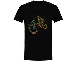 BMX Fietsen Heren T-shirt - Sport Kleurrijk Shirt