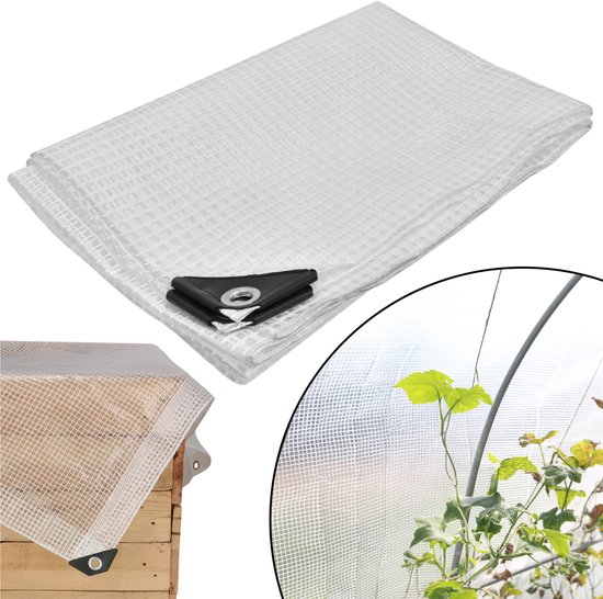 Bâche de protection extérieure KOTARBAU® - transparente et imperméable - 2 x 3 m