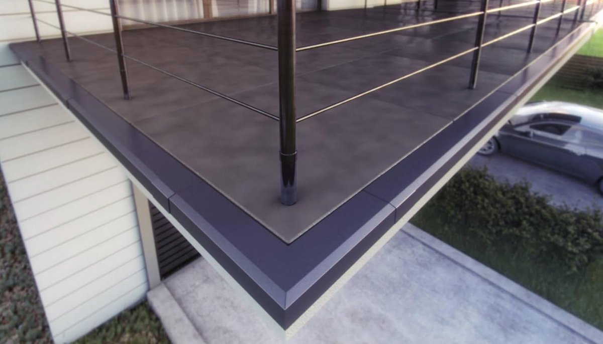 Aluminium Hoekprofiel 135° voor Balkon en Terras Randafwerking