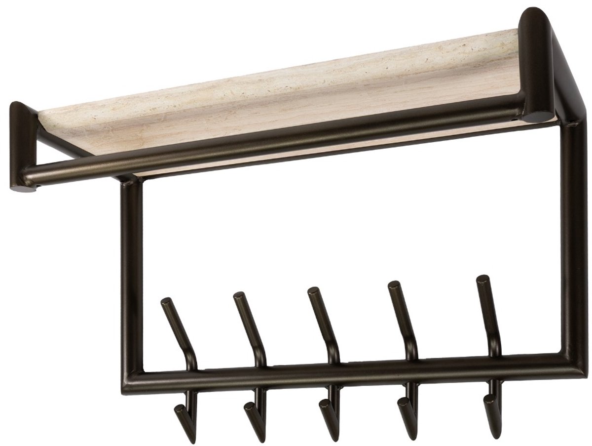 AnLi Style Kapstok Terra 2x5H 65 Zwart