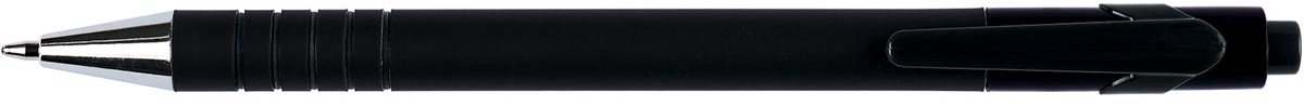 Q-CONNECT balpen Lambda, 0,5 mm, medium punt, Doos van 12 stuks, zwart