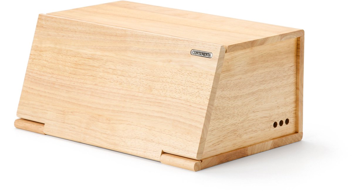 Continenta Broodtrommel - Rubberwood