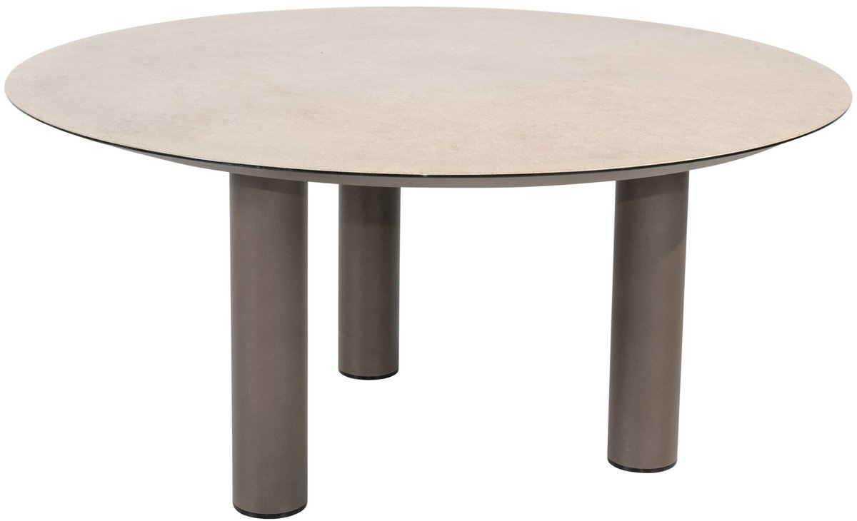 Donato dining tuintafel 160xH75 cm met 3 poten printed ceramic terre Taste 4SO