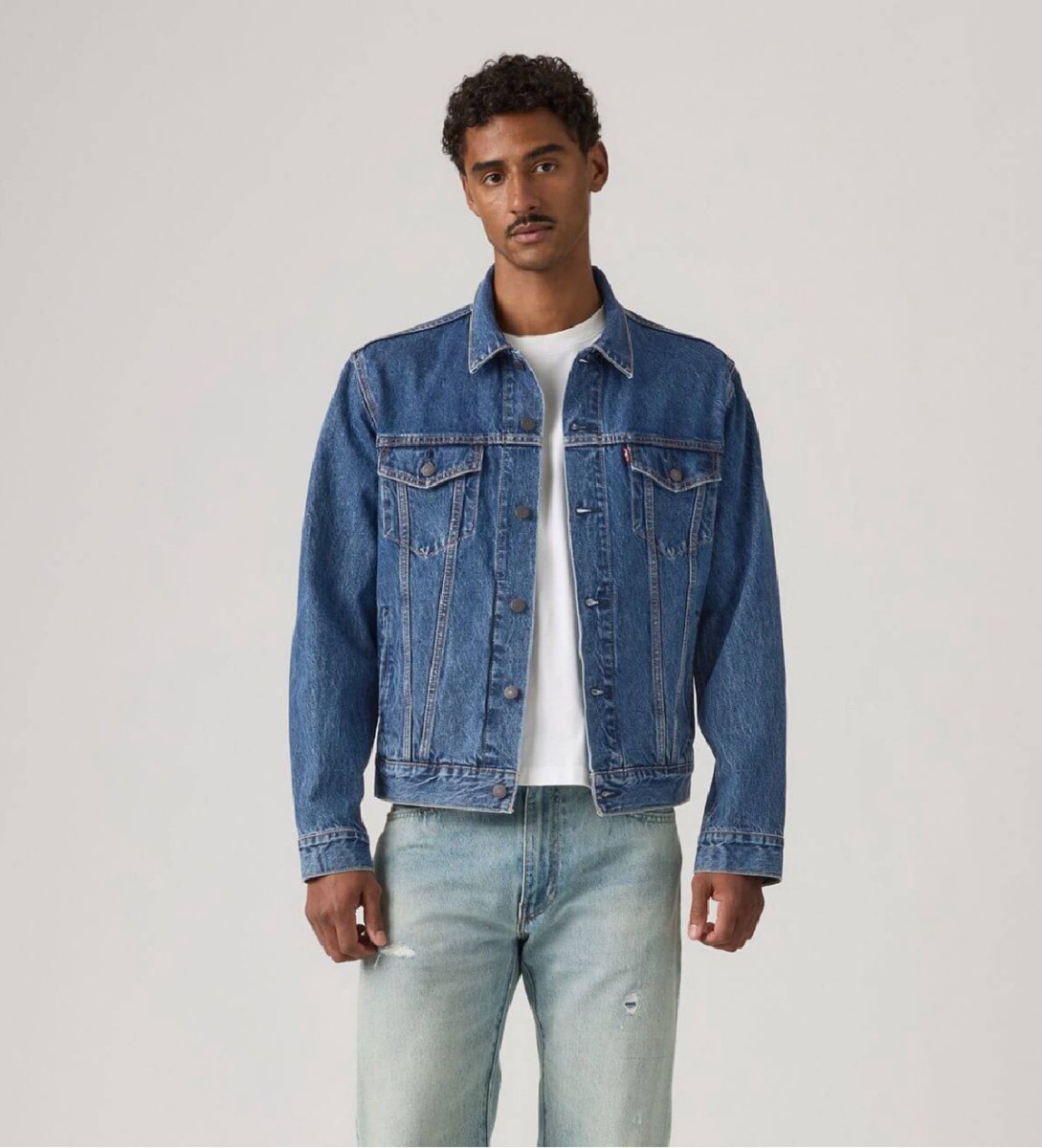 Levi’s Trucker jack indigo Blauw