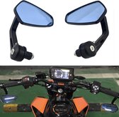 JMTBNO Universele Achteruitkijkspiegel Voor Motor – 22 Mm, CNC-aluminium, In Rood