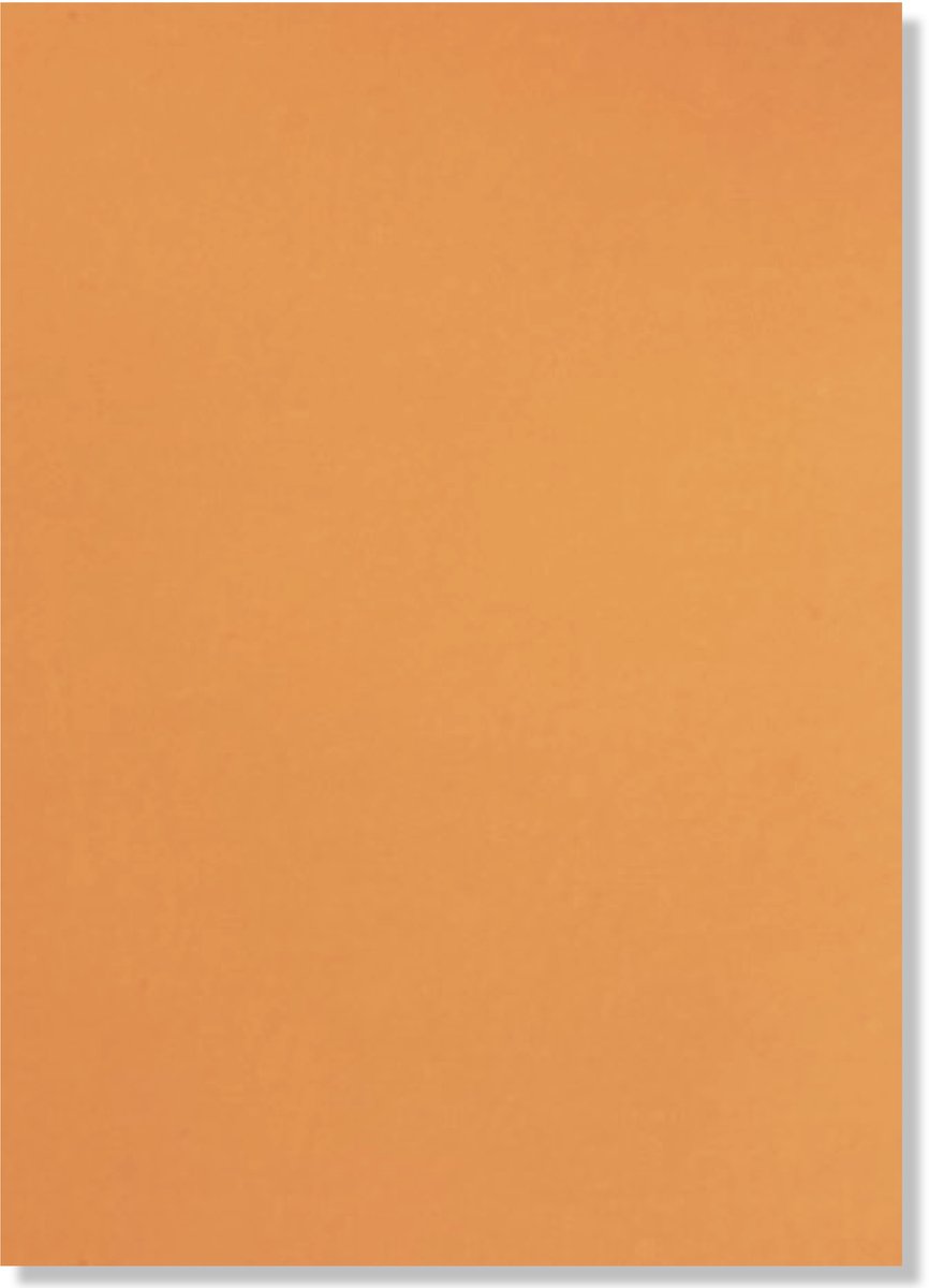 20 Vellen Pompoen Oranje A4 Hobby Karton - 250g/sm - 297x210mm - Glad Cardstock Papier