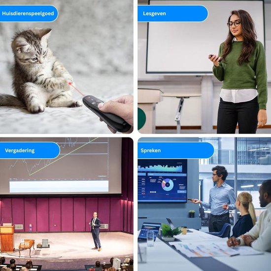 Presentatie Klikker - Draadloze Presenter - Pointer — afbeelding 3