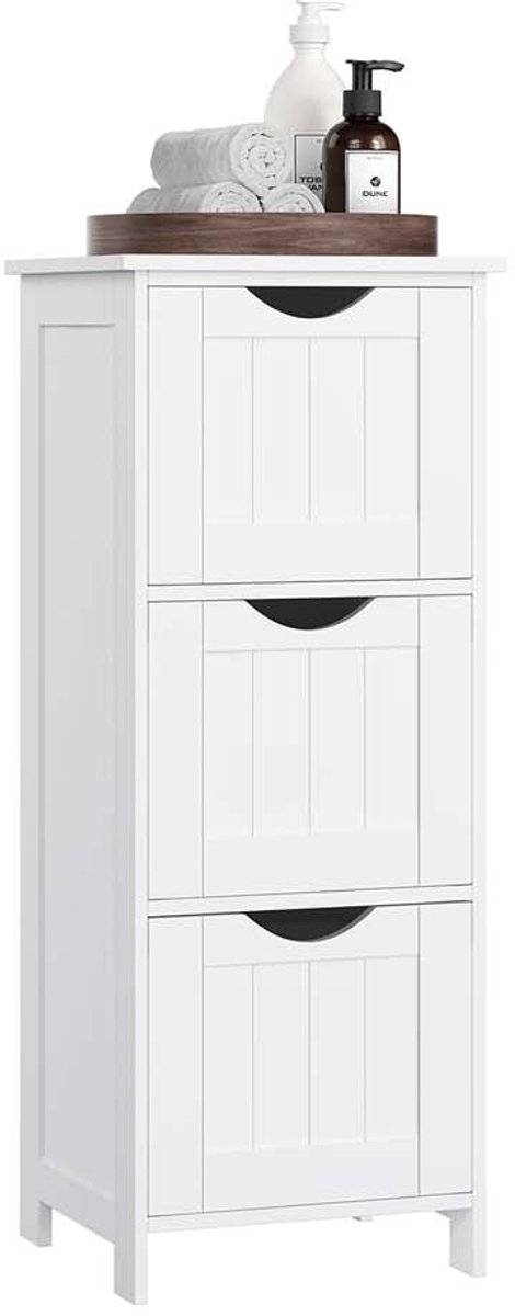 Vrijstaande opbergkast – Samengesteld hout – Lauriergroen – 4 lades