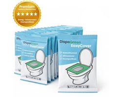 DispoGreen EasyCover Premium - Disposable Toilet Seat Cover | Papieren wegwerp WC-brildekjes - 10 Stuks
