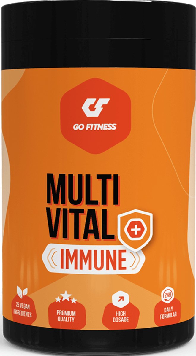 Go Fitness Multi Vital Immune (120 Caps) Unflavoured - Vitaminen, mineralen & gezondheid - Multivitaminen